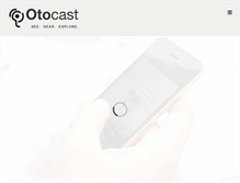 Tablet Screenshot of otocast.com